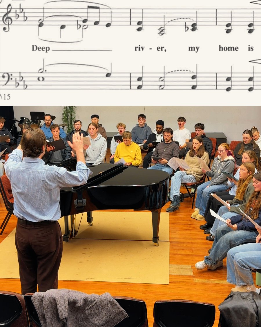 Christchurch Youth Choir in rehearsal, the cover of the video that did 247,000 views